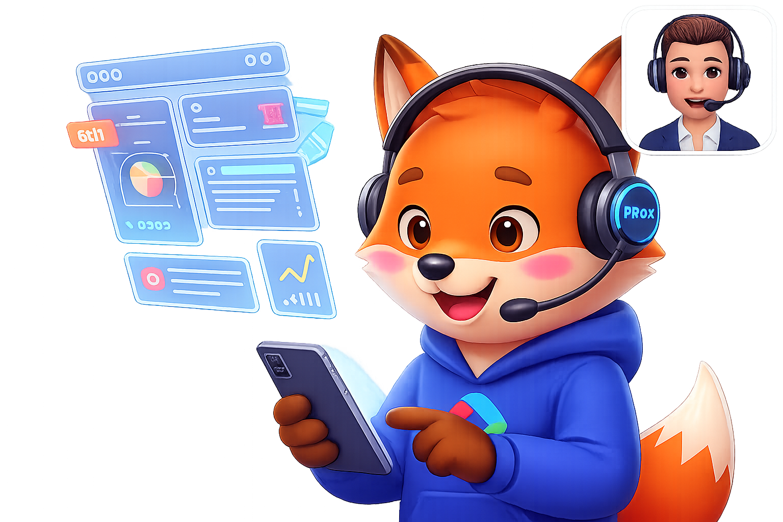 PROX mascot